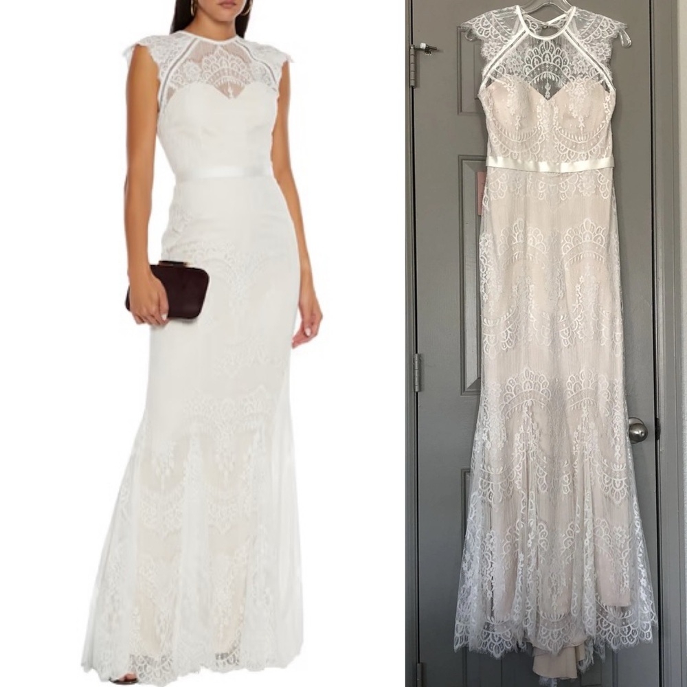 {Catherine Deane} : “Suri” Ivory Lace Wedding Gown - Picture 15 of 16